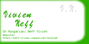 vivien neff business card